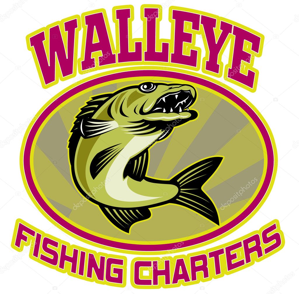 Walleye fish fishing charters ⬇ Stock Photo, Image by © patrimonio #5560706