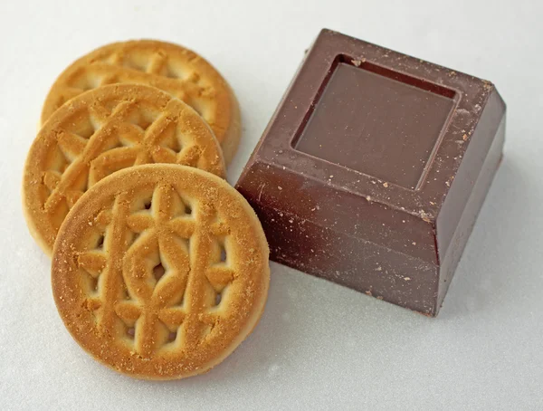 stock image Biscuits and Chocolate