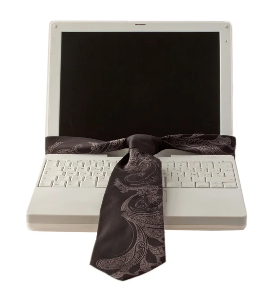 PC com gravata — Fotografia de Stock