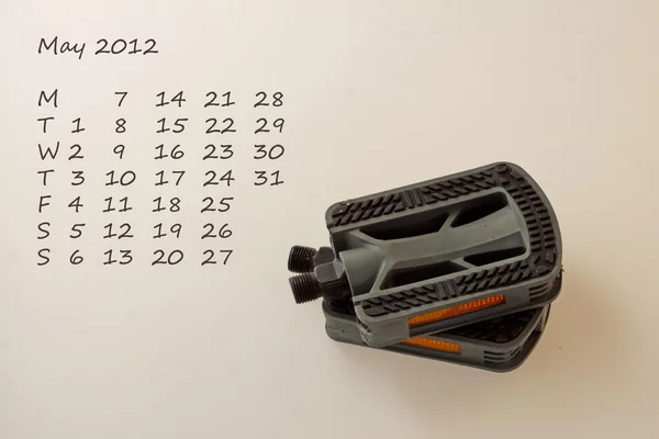 Календарь 2012 Май — стоковое фото
