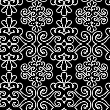 Seamless ornament pattern clipart