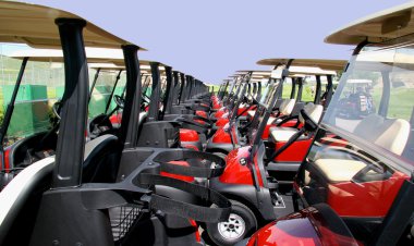 Golf Carts clipart