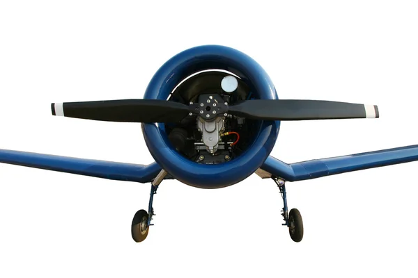 Μπλε αεροπλάνο — Φωτογραφία Αρχείου