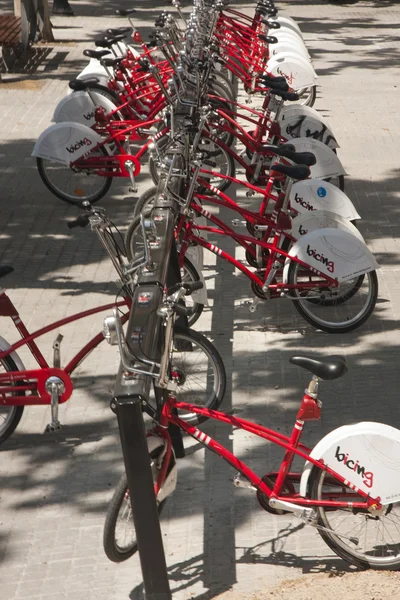 Bicicletas estacionadas — Foto de Stock