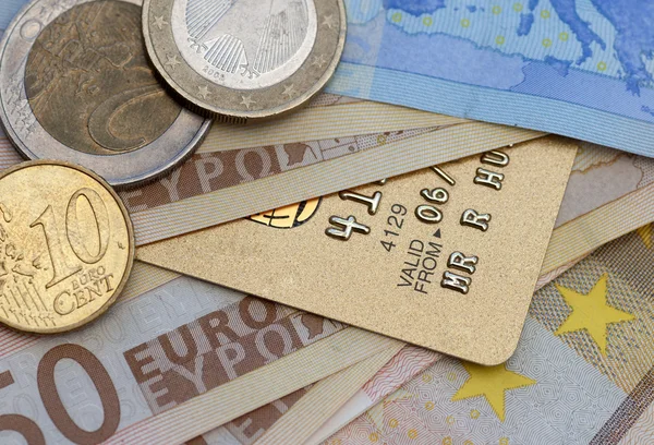 Euro credit — Stock Photo, Image