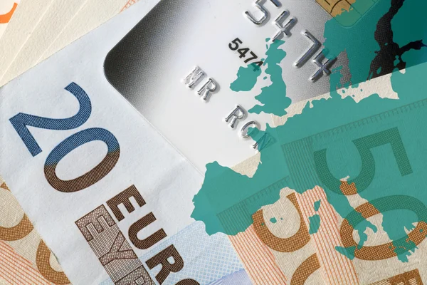 Euro-Kredit — Stockfoto