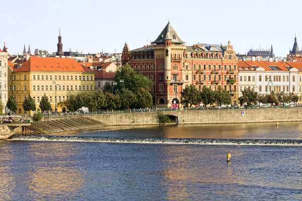 Prag waterfront — Stok fotoğraf