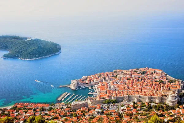 Воздушный вид на Дубровник — стоковое фото