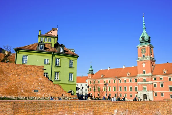 Королевский замок в старом городе Варшавы — стоковое фото