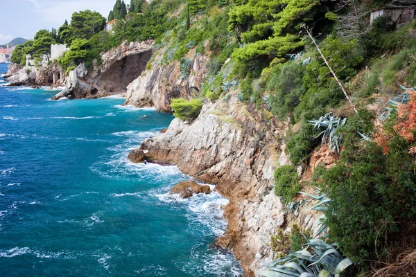 Adriatiska havets kust — Stockfoto