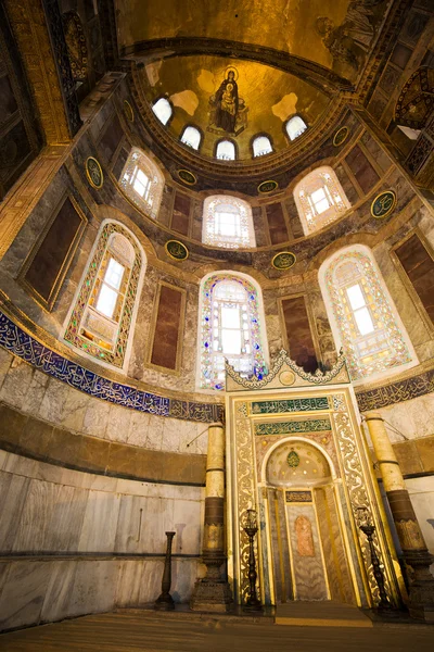 Mihrab w hagia sophia — Zdjęcie stockowe