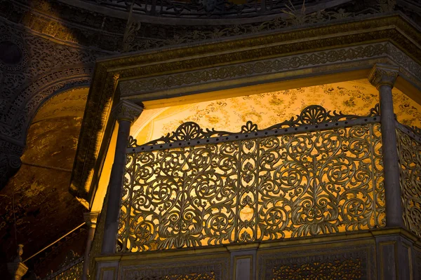 Підкреслив балкон у Святої Софії — стокове фото