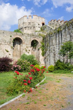 Yedikule Castle in Istanbul clipart