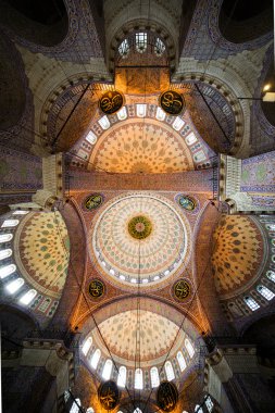 New Mosque Interior Ceiling clipart