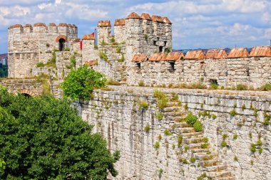 Yedikule Castle in Istanbul clipart