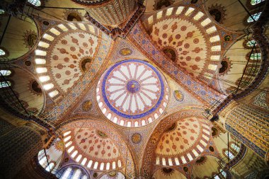 Blue Mosque Ceiling clipart