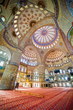 Blue Mosque Interior clipart