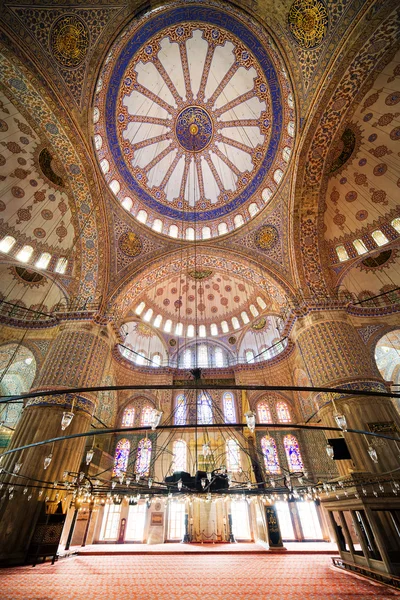 Blue Mosque Interior — Stock Photo, Image