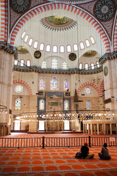 Suleymaniye 사원 내부 — 스톡 사진
