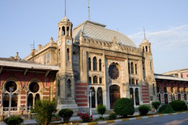 Orient Express Station in Istanbul clipart