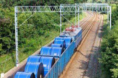 Goods Train clipart