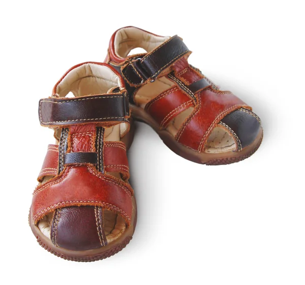 Par barns sommar sandaler — Stockfoto