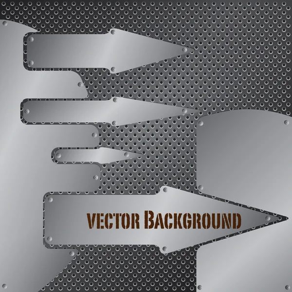 Absztrakt fém háttér — Stock Vector