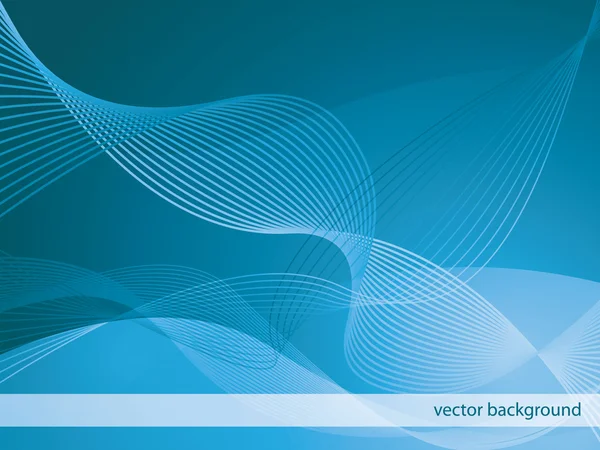 Abstraktní pozadí vln — Stockový vektor