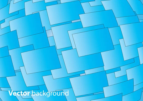 Vector 3D square vector background — Stock Vector