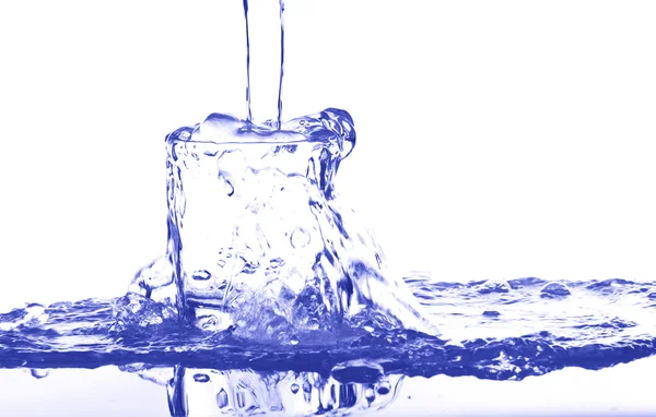 Wasser auf einem Glas — Stockfoto