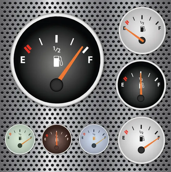 Gas meters — Stockvector