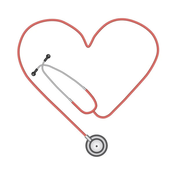 stock vector Heart Stethoscope