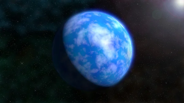 Planeta azul — Fotografia de Stock