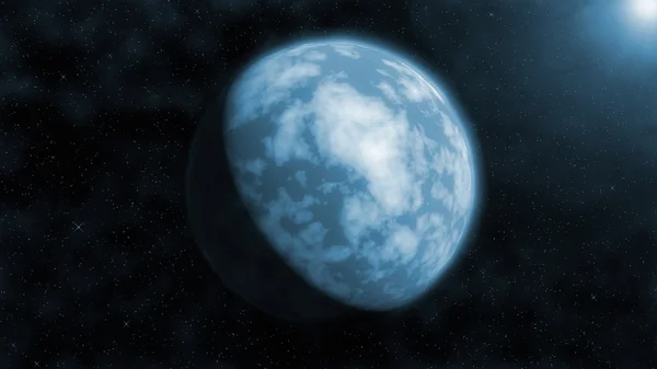 蓝色行星 — 图库照片