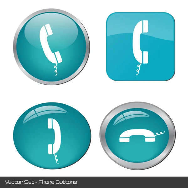 Botones del teléfono — Archivo Imágenes Vectoriales