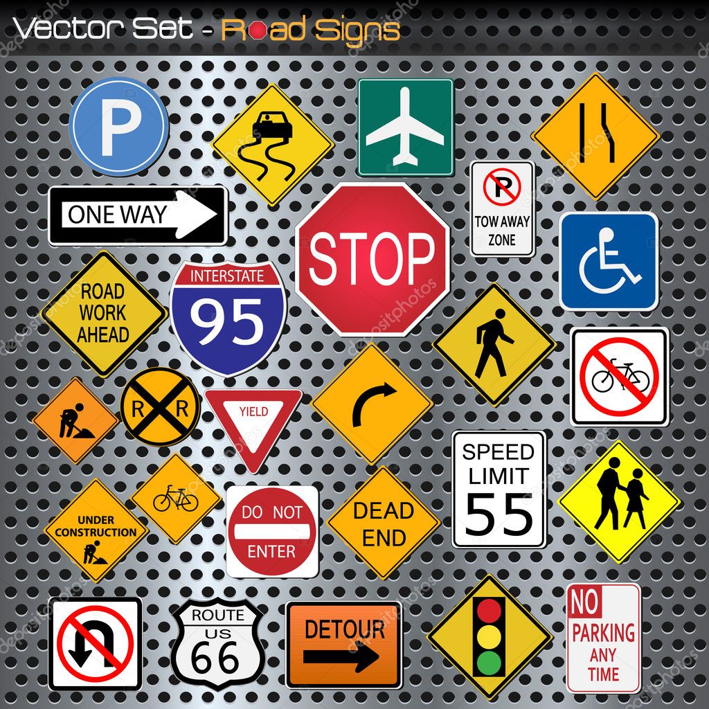 GladsBuy Traffic Signs 8 x 12 Computer Printed Photography Backdrop Road Theme Background HY-CM-1736 