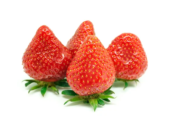 Färska saftiga jordgubbar — Stockfoto