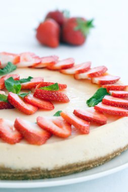 Çilekli cheesecake