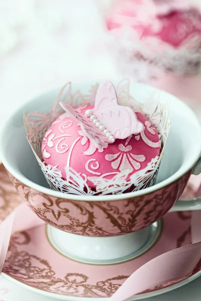 Butterfly cupcake — Stockfoto