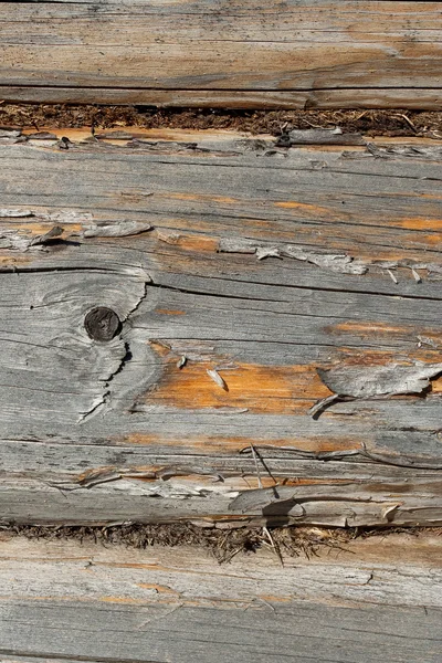 Fragment drewnianej ściany — Zdjęcie stockowe