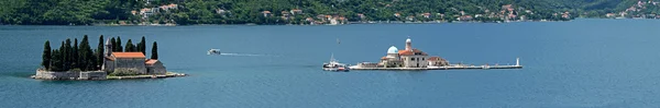 Острови в затоці Котор. Чорногорія — стокове фото