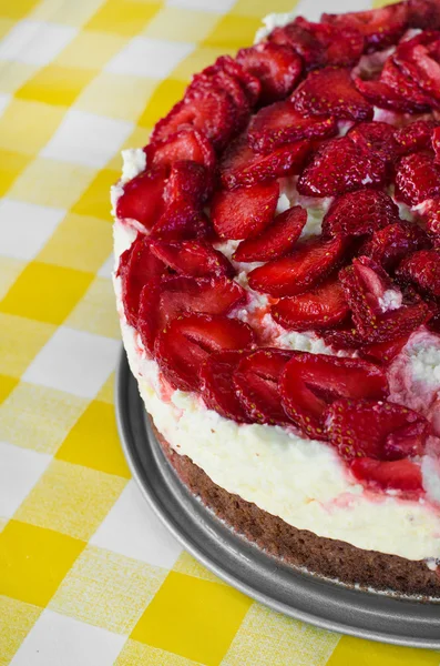 Gâteau aux fraises Images De Stock Libres De Droits