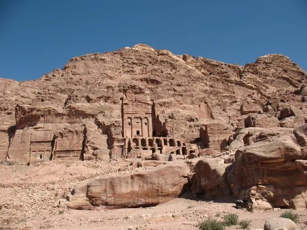 A cidade perdida de Petra — Fotografia de Stock