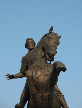 Monument voor evpatiy kolovrat in Rjazan