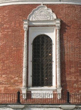 Window of the Uspenskiy Cathedral of the Ryazan Kremlin clipart