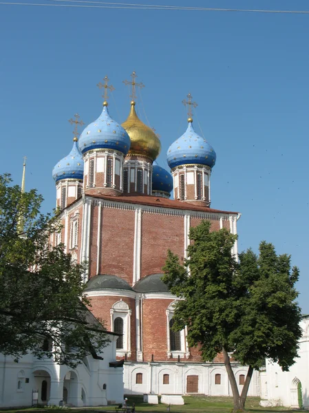 乌斯片斯基大教堂的梁赞克里姆林宫 — 图库照片