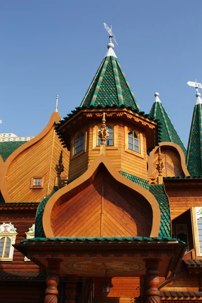 Башни дворца царя Алексея Михайловича — стоковое фото