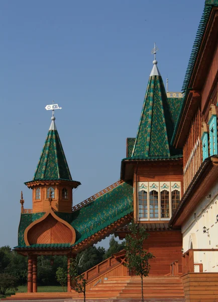 Torres del Palacio del Zar Alexei Mikhailovich —  Fotos de Stock