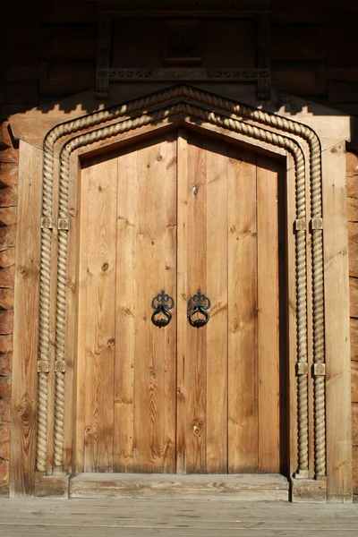 Door of timber — Stock Photo, Image