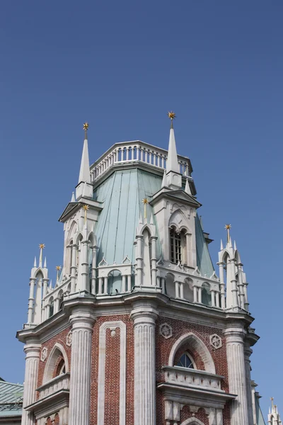 Башни Большого дворца Царицыно — стоковое фото